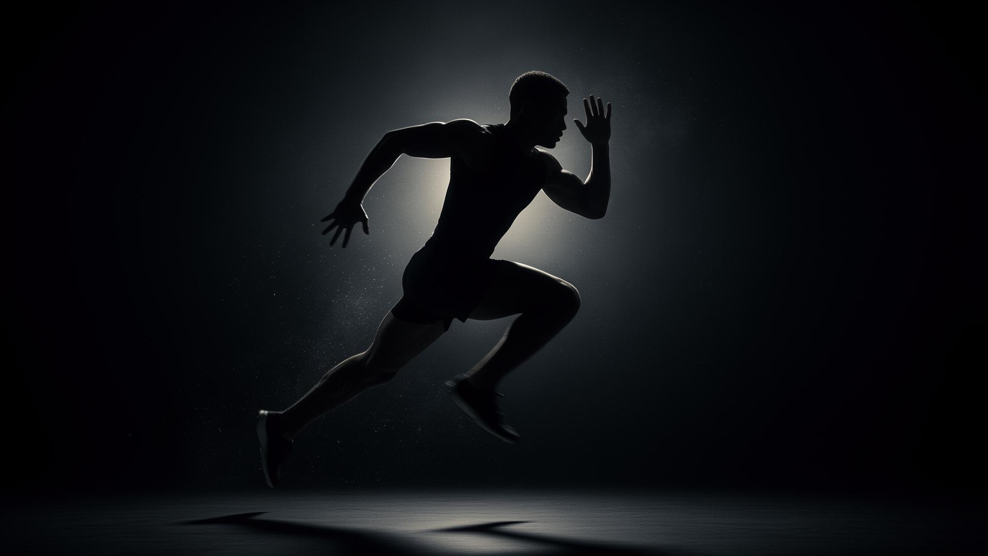 Athlete in motion